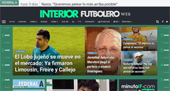 Desktop Screenshot of interiorfutbolero.com.ar